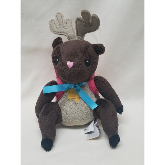 Old Navy Reindeer Plush GC Holder Stuffed Animal - Picture 10 of 10